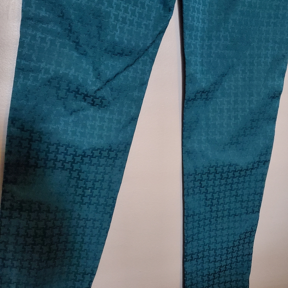 Old Navy Pixie Blue/Green Patterned Pants - Size 2 R - Picture 8 of 8